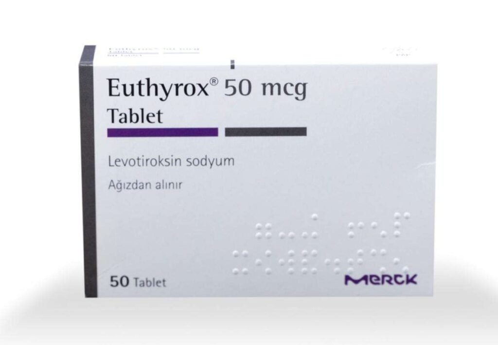 EUTHUROX (LEVOTIROKSIN) 50 MCG 50 TAB MERCK | physsportsmed