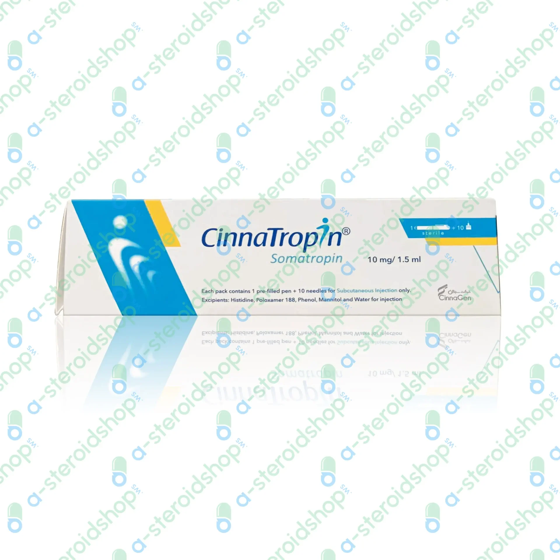 Purchase CINNATROPIN HGH 10 MG/1.5 ML CINNAGEN IRAN - Legal & Safe